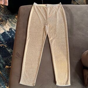 AKIRA Sparkling Gold Leggings